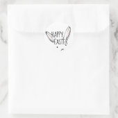 Happy Oaster Bunny Rabbit Sticker (Tasche)