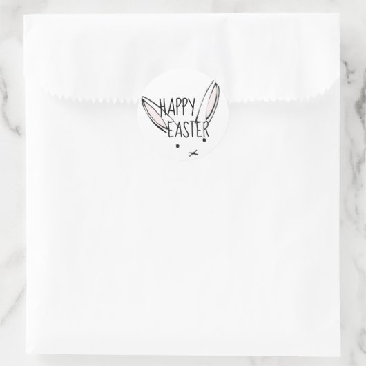Happy Oaster Bunny Rabbit Sticker (Tasche)
