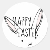 Happy Oaster Bunny Rabbit Sticker (Vorderseite)