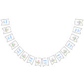 Happy Oaster Bunny Rabbit Wimpelkette (Alle)