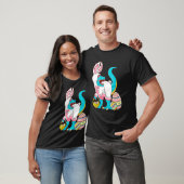 Happy Oaster Bunny Rex mit Eier Busket T-Shirt (Unisex)