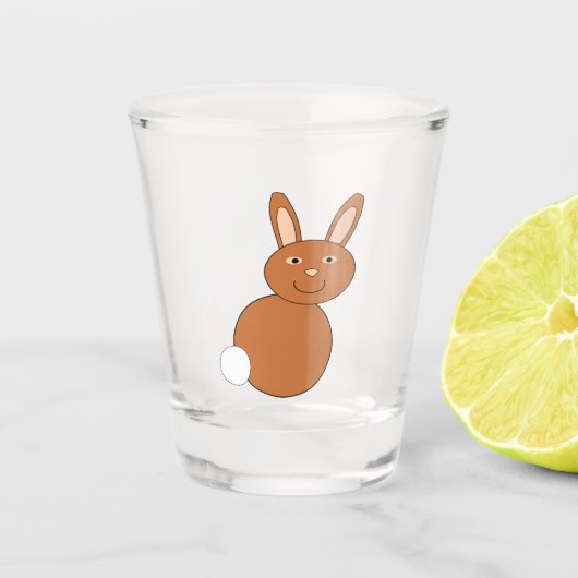 Happy Oaster Bunny Schnapsglas (Vorderseite)