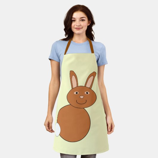 Happy Oaster Bunny Schürze (Getragen)