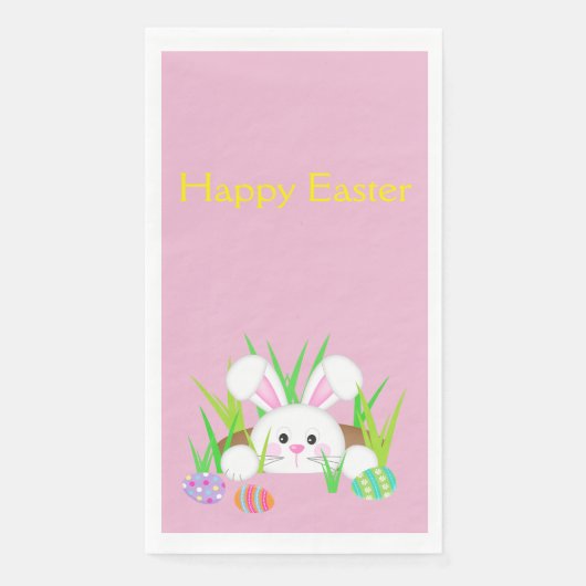 Happy Oaster Bunny Serviette (Vorderseite)