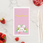 Happy Oaster Bunny Serviette (Beispiel)