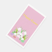 Happy Oaster Bunny Serviette (Ecke)