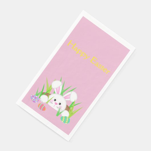 Happy Oaster Bunny Serviette (Ecke)