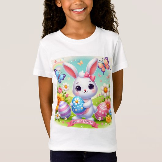 Happy Oaster Bunny Shirt (Vorderseite)