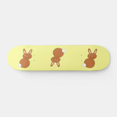 Happy Oaster Bunny Skateboard (Horizontal)