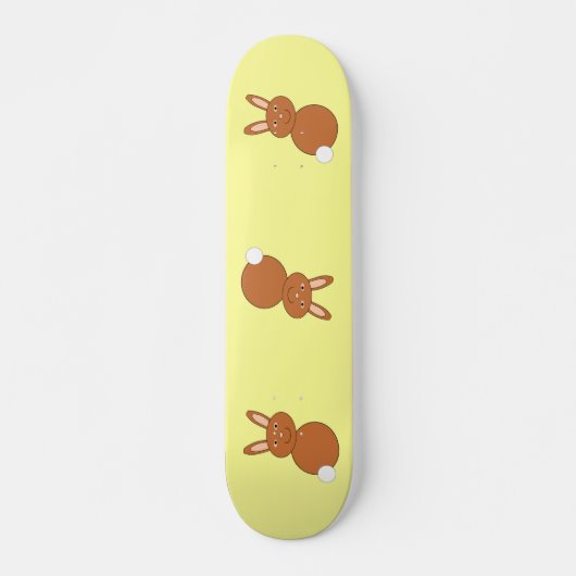Happy Oaster Bunny Skateboard (Vorne)