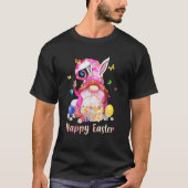 Happy Oaster Bunny Spring Gnome Ostereier Ostern T-Shirt (Vorderseite)