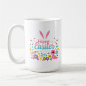 Happy Oaster Bunny Spring Ostereier Ostern Kaffeetasse (Links)