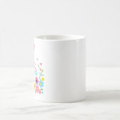 Happy Oaster Bunny Spring Ostereier Ostern Kaffeetasse (Mittel)