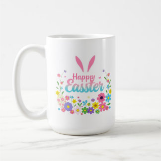 Happy Oaster Bunny Spring Ostereier Ostern Kaffeetasse
