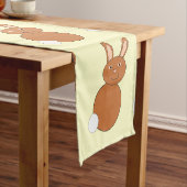 Happy Oaster Bunny Table Runner Kurzer Tischläufer (Beispiel)
