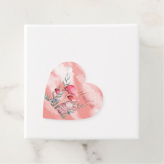 Happy Oaster Bunny, Toadstocker und Gras Geschenkanhänger (Beispiel)