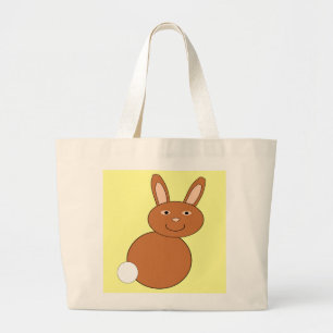 Happy Oaster Bunny Tote Bag Jumbo Stoffbeutel