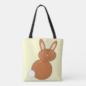 Happy Oaster Bunny Tote Bag Tasche (Rückseite)