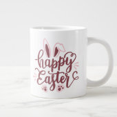 Happy Oaster Bunny Two-Tone Jumbo-Tasse (Rechts)
