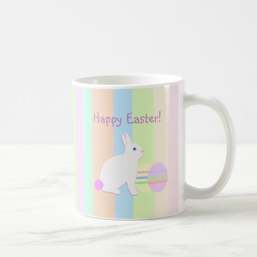 Happy Oaster Bunny und Eier Kaffeetasse (Rechts)