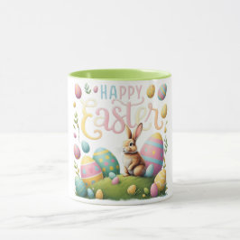 Happy Oaster Bunny und Eier Tasse