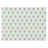 Happy Oaster Bunny und Eier Tischdecke (Vorderseite (Horizontal))