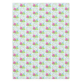 Happy Oaster Bunny und Eier Tischdecke (Vorderseite)