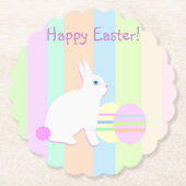 Happy Oaster Bunny und Eier Untersetzer (Vorderseite)