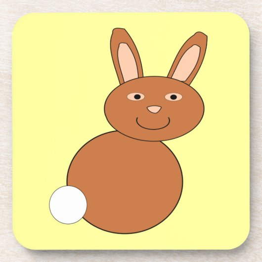 Happy Oaster Bunny Untersetzer (Vorderseite)