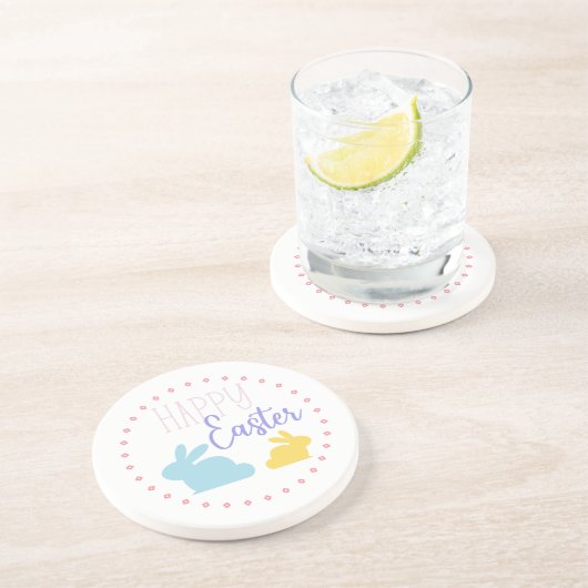 Happy Oaster Bunny Untersetzer (Seite)