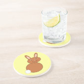 Happy Oaster Bunny Untersetzer (Seite)