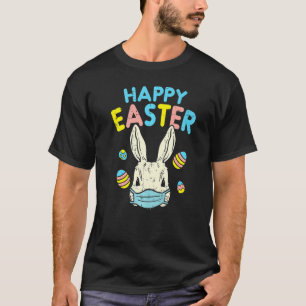 Happy Oaster Bunny Weace Maskeneier Quarant T-Shirt