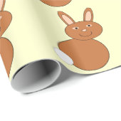 Happy Oaster Bunny Wrapping Paper Geschenkpapier (Rolleneckpunkt)