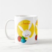 Happy Oaster Bunny Yellow Kaffeetasse (Links)
