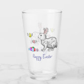 Happy Oaster Bunny's Glas (Rückseite)
