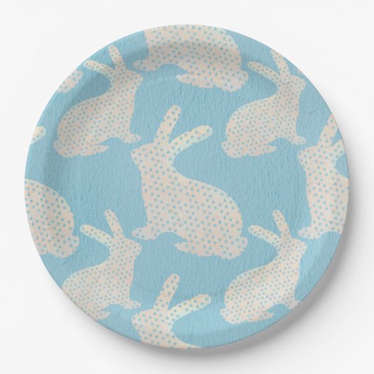 Happy Oaster - Bunny's Muster Pappteller (Vorderseite)