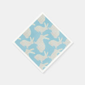 Happy Oaster - Bunny's Muster Serviette (Ecke)