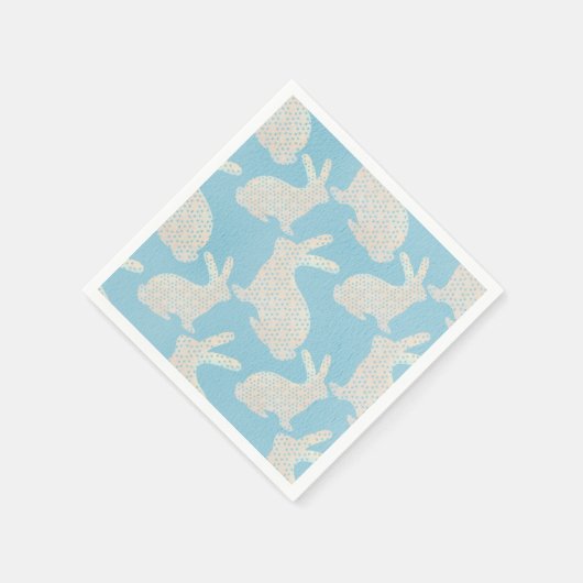 Happy Oaster - Bunny's Muster Serviette (Ecke)