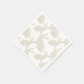 Happy Oaster - Bunny's Muster Serviette (Ecke)