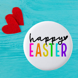 Happy Oaster bunt Button