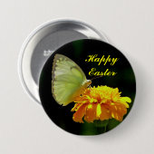 Happy Oaster Butterfly Button (Vorne & Hinten)