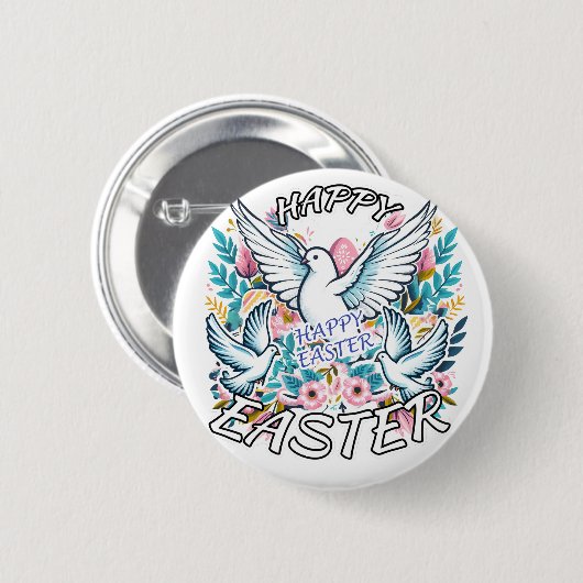 Happy Oaster Button (Vorne & Hinten)