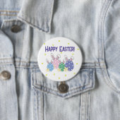 Happy Oaster Button - Bunny Oar Eggs - Jegliche Fa (Beispiel)