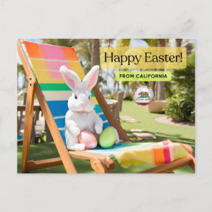 Happy Oaster California Postkarte