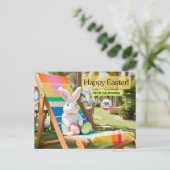 Happy Oaster California Postkarte (Stehend Vorderseite)