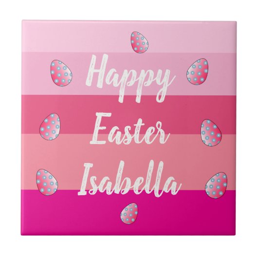 Happy Oaster Candy Colors and Eggs Fliese (Vorderseite)