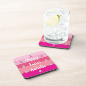 Happy Oaster Candy Colors and Eggs Getränkeuntersetzer (Rechte Seite)