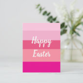 Happy Oaster Candy Colors Flat Card Postkarte (Stehend Vorderseite)