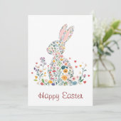 Happy Oaster Card Einladung (Stehend Vorderseite)