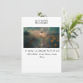 Happy Oaster Card Feiertagskarte (Stehend Vorderseite)